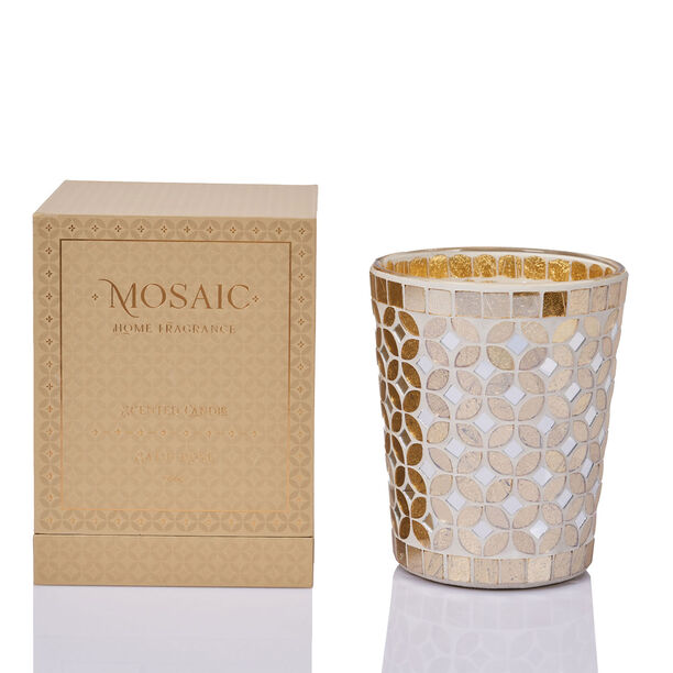 Candle jar 900g oud wood fragrance in gold image number 0