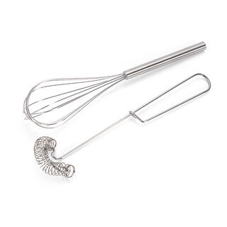 Alberto 2 Pieces Stainless Steel Whisk Set