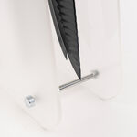 Alberto acrylic wood knife block with set of 5 stainless knives image number 3