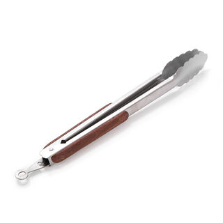 Alberto Steel Food Tong With Wooden Handle 