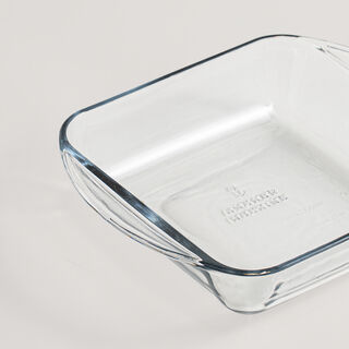 Anchor hocking clear glass square cake dish 1.89ltr