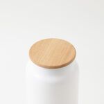 Glass tea jar 1400ml with wooden lid image number 3