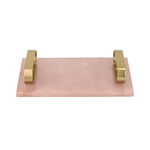 Decorative Tray Rose Quartz Premium Stone image number 2