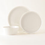 لا ميسا طقم سفرة 12 قطعة أبيض عصري image number 0