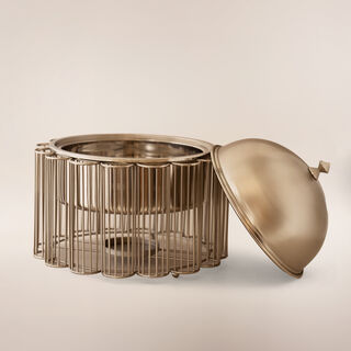La Mesa Stainless Steel Food Warmer 5L, Champagne Gold