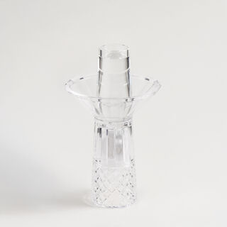 هومز مبخرة عود دايموند زجاج 16*16*30سم، شفافة