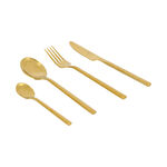 Manuscript 16 Pcs Cutlery Set Gold Color image number 1