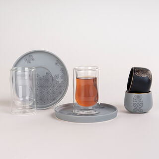 Sarab 18 Pieces Arabic Tea and Coffee Set