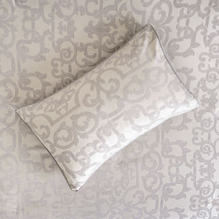 Cottage damask grey 3pcs full size comforter set 160*220cm