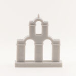 Homez aztec baley decorative sculpture 26*6.5*30cm, white image number 1