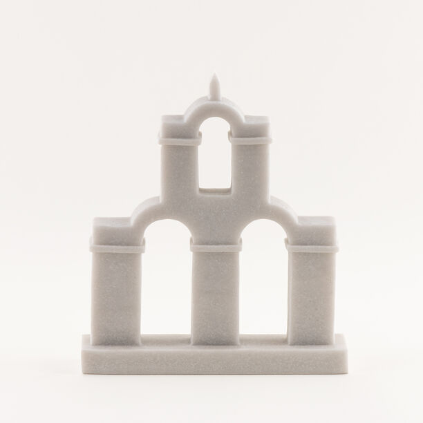 Homez aztec baley decorative sculpture 26*6.5*30cm, white image number 1