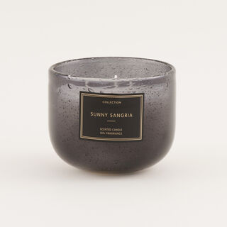شمعة معطرة بعطرالسانجريا المشمسة في كوب زجاجي 320جم