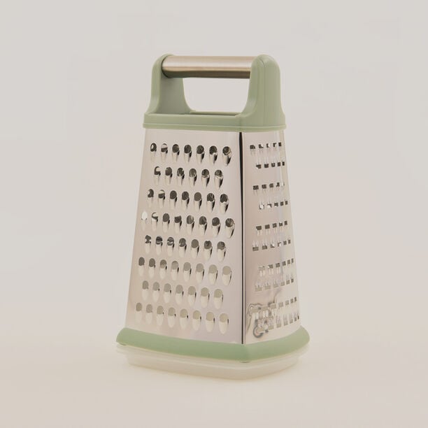 بنتولا مبشرة ستانلس ستيل 4 جوانب 9 إنش مع حاوية، أخضر 14.7*11.7*23.8 سم image number 1