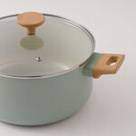 البرتو طقم قدور الومنيوم 9 قطع، أخضر image number 3