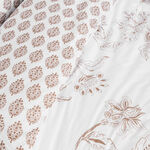 Cottage comfy floral 6pc comforter full beige 160*240cm image number 1