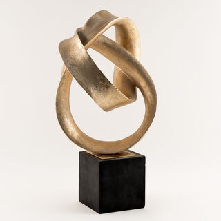 Homez sable pisa decorative sculpture 45*32*67.5cm, gold