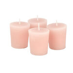 VOTIVE CANDLE SCENTEDPINK H:4.7xDIA:4.3CM SET OF 4 image number 0