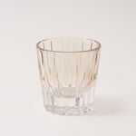 La Mesa 4pcs embossed glass juice tumbler set, multicolor 8.7*8.5*8.5cm image number 4