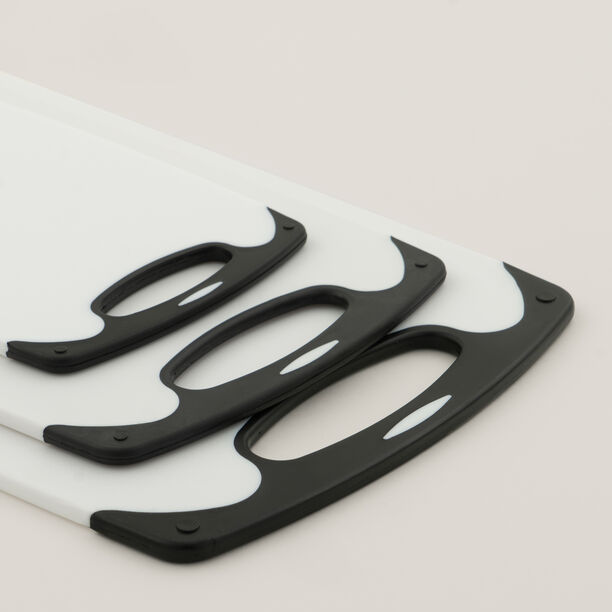 Pentola 3pcs nonslip plastic cutting board set, black image number 1