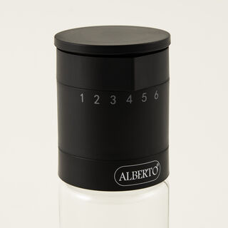 Alberto Salt And Pepper Grinder With 6 Settings 5.5X5.5X13Cm