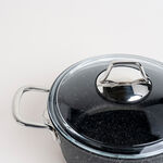 Alberto 7 piece black granite cookware set image number 3