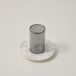 Dallaty white porcelain and glass Tea and coffee cups set 18 pcs image number 2