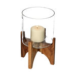Planter Wood And Glass image number 2