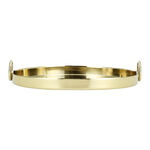 Gold serving tray 36*36*6.5 cm image number 1