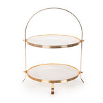 2 Tiers Round Serving Stand image number 1