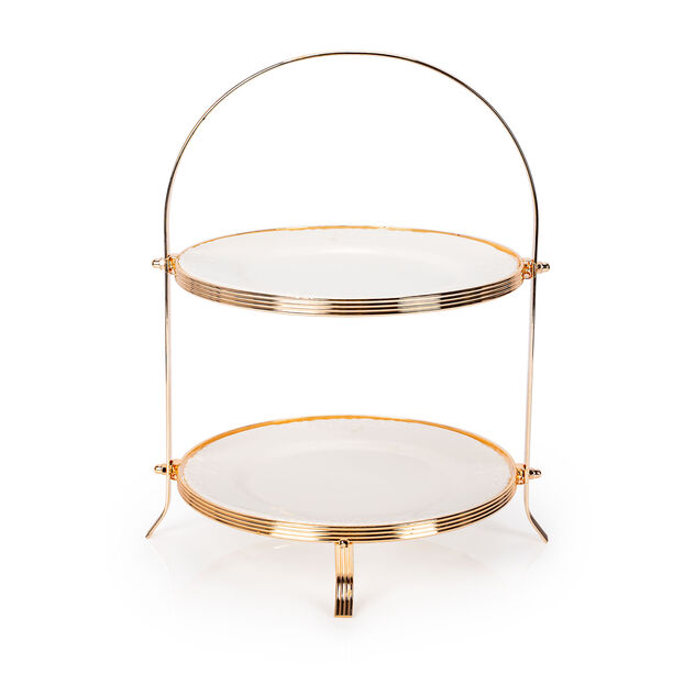 2 Tiers Round Serving Stand image number 1