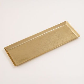 Dallaty Serving Tray, Gold, 50*18*2 Cm
