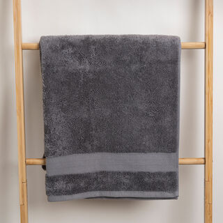 100% egyptian cotton bath towel, gray 70*140 cm