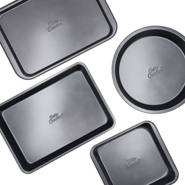 Betty crocker non stick bakeware tray set 4 pcs image number 2