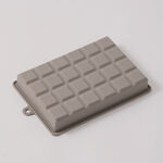 ألبرتو قالب مكعبات ثلج سيليكون 24 مكعب مع غطاء 19.8*12.7*3سم، رمادي image number 2