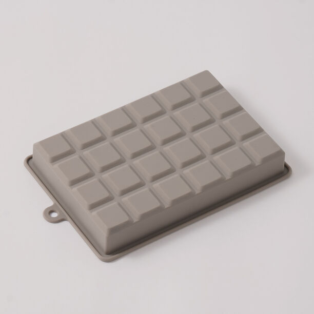 ألبرتو قالب مكعبات ثلج سيليكون 24 مكعب مع غطاء 19.8*12.7*3سم، رمادي image number 2