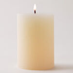 Pillar Candle Sense Rustic Ivory  image number 3