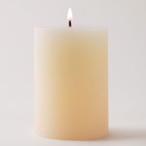 Pillar Candle Sense Rustic Ivory  image number 3