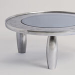 Homez Metal Coffee Table, Silver 93*38 Cm image number 1