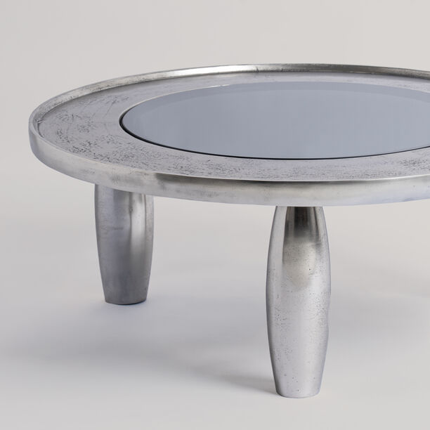 Homez Metal Coffee Table, Silver 93*38 Cm image number 1