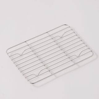 Alberto ceramic tray with metal grid 1250ml 27*16.8*5.3cm, beige