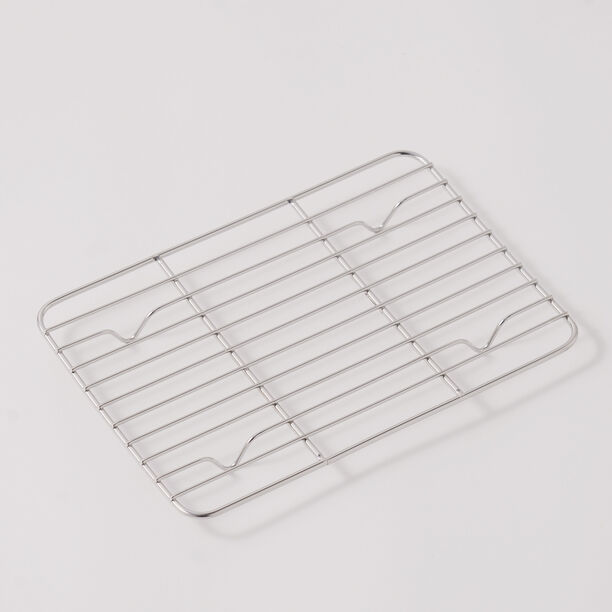 Alberto ceramic tray with metal grid 1250ml 27*16.8*5.3cm, beige image number 3
