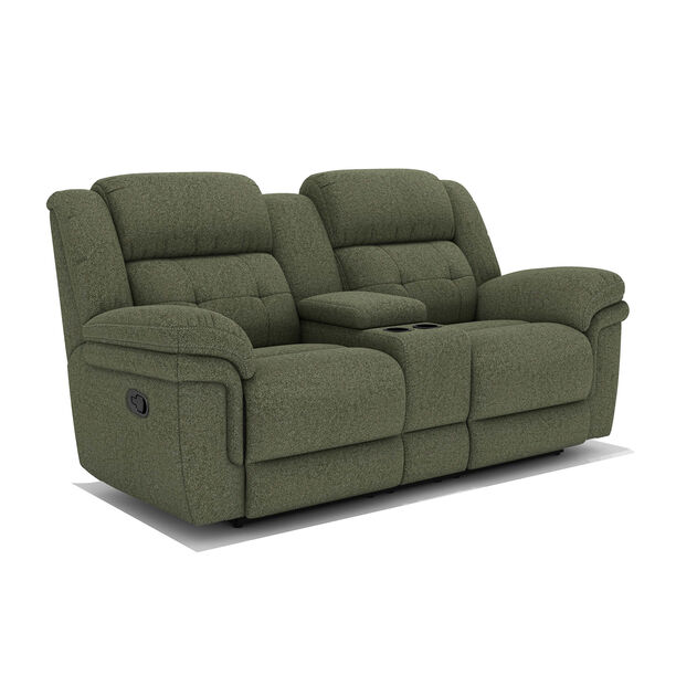 Homez recliner armchair 2 seater, green 191*105*92cm image number 0