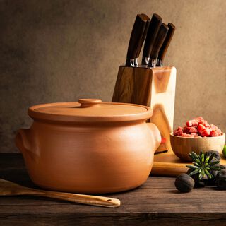 وعاء فخار صناعية يدوية من إليزي