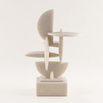 Homez resin jazz decorative sculpture 27.5*22.5*40.5cm, beige image number 1