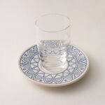 Dallaty Porcelain Tea Cups Set 12Pcs, Blue image number 1