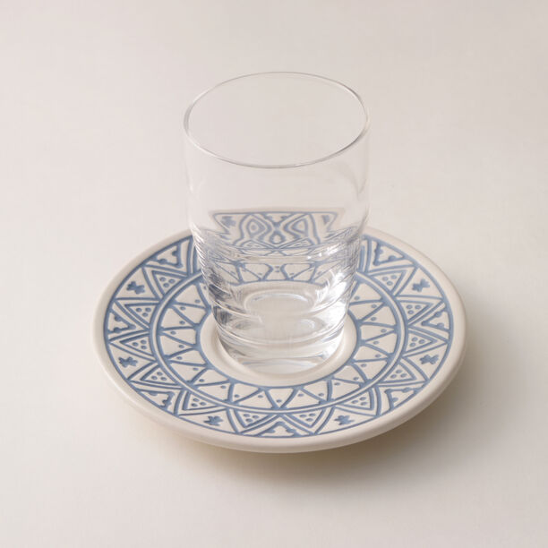 Dallaty Porcelain Tea Cups Set 12Pcs, Blue image number 1