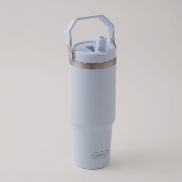 Alberto stainless steel double wall travel bottle, blue 900ml image number 0
