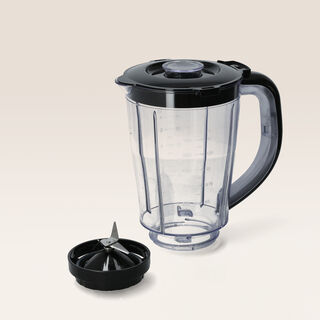 Blender Plastic 500W 2in1 with1.5LT Plastic Jug,grinder2 speeds with pulse