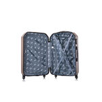 4 Piece Abs Trolley Case Set Diamond Champagne 18/22/26/30" image number 8