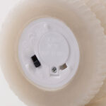 homez forming candle 7*9cm soy wax, creamy image number 3